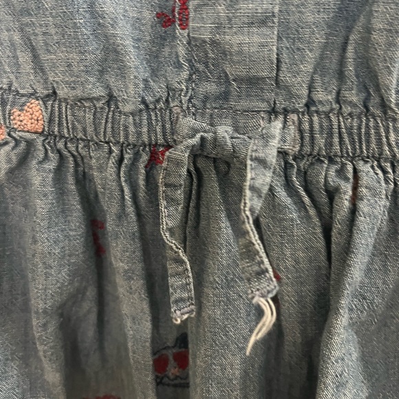 Gap Kids Chambray Valentine Dress sz M - Picture 5 of 5